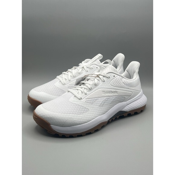 Reebok Nano Golf Spikeless White Tan Outdoor Golf Shoes - Men's Size 10 - Picture 2 of 8